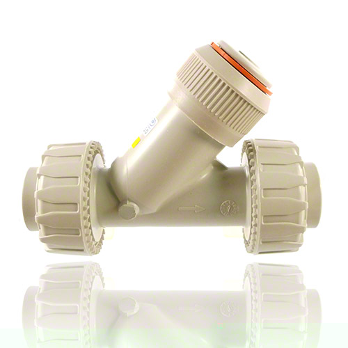 PP R&uuml;ckschlagventil, Verschraubung mit Schwei&szlig;muffe, EPDM