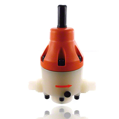 PVDF Druckhalteventil DHV 712-R, Spezialausf&uuml;hrung, FPM