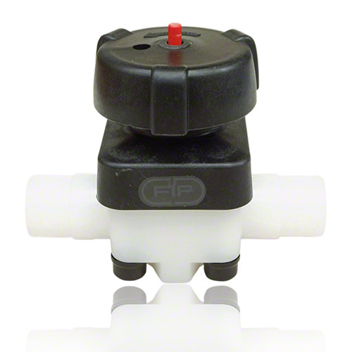 PVDF Membranventil, Schwei&szlig;stutzen Muffenschwei&szlig;ung, FPM