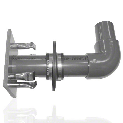 PVC-U Wanddurchf&uuml;hrung PVC-U, H&uuml;lsend&uuml;bel Stahl V4A