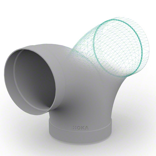 PVC Hosen T-St&uuml;ck 90&deg;