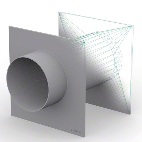 PE&nbsp; Wanddurchf&uuml;hrung mit geschwei&szlig;ter Wandabschlu&szlig;platte