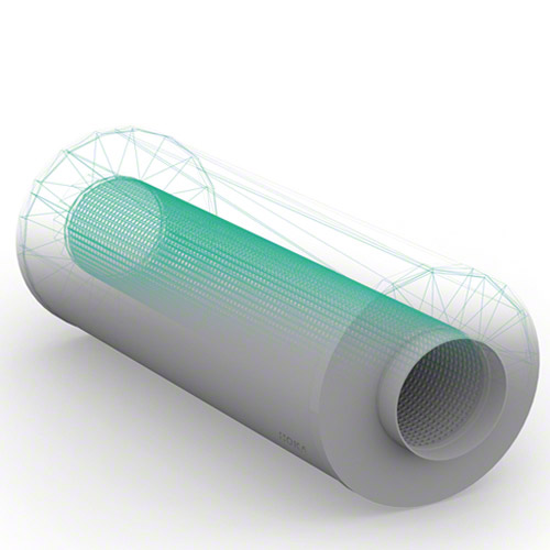 PE&nbsp; Rohrschalld&auml;mpfer mit Muffen&nbsp; 