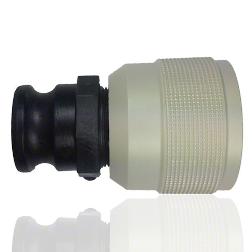 PP Adapter f&uuml;r IBC Container, mit Kamlok Kupplung V-Teil