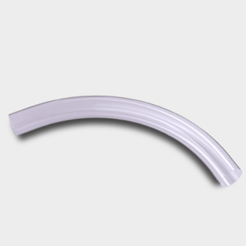 PVC U Tranparent Bogen 90&deg;, f&uuml;r drucklose Anwendungen