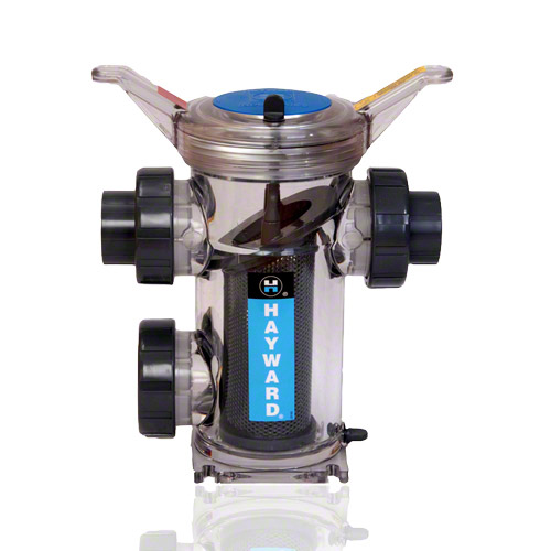 Transparent Kompaktschmutzf&auml;nger aus EATG, Anschluss PE Einlegeteil, EPDM Dichtung