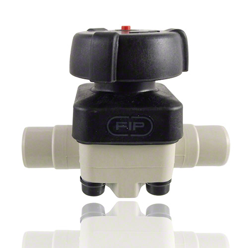PP Membranventil, Schwei&szlig;stutzen Muffenschwei&szlig;en, EPDM