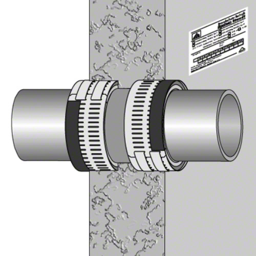 Brandschutzmanschetten Typ ZZ-AS f&uuml;r direkten Einbau