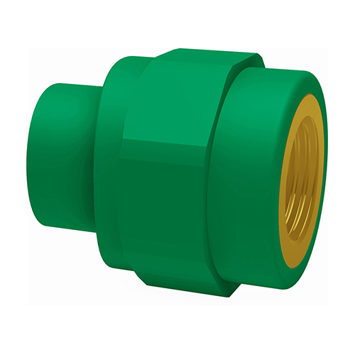 PP-RCT-RG Einschwei&szlig;sattel IG-zyl gr&uuml;n