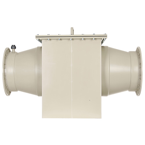 Tropfenabscheider aus PP - Einschub seitlich ziehbar, Baureihe TA 125-2-Z, mit Spr&uuml;heinheit